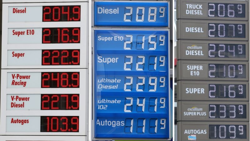 Die Preise bei den Tankstellen sind weiter hoch.