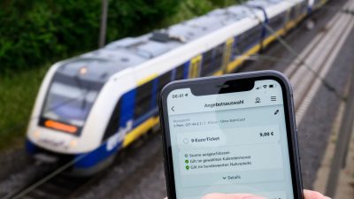 Neun-Euro-Ticket: Deutlich mehr Passagiere nutzen Nahverkehr