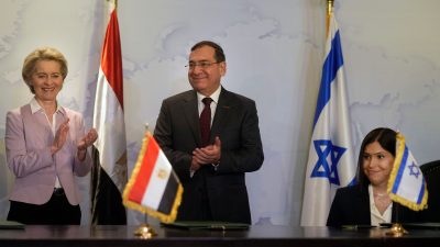 Energieversorgung: Israel soll Gas über Ägypten nach Europa liefern