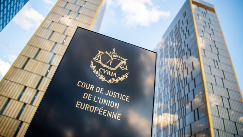 Der Europäische Gerichtshof im Europaviertel von Luxemburg.