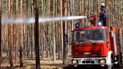 Waldbrand unter Kontrolle – Suche nach Glutnestern
