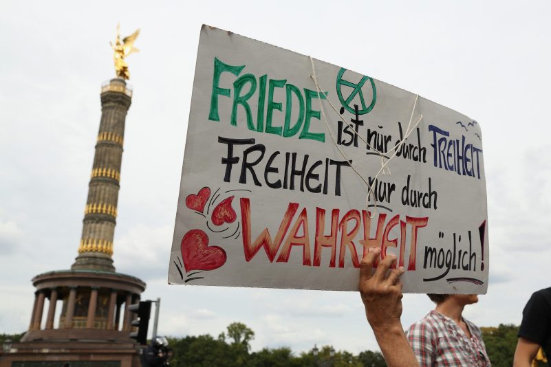 Die Initiatoren der Woche der Demokratie wollen unter anderem für Frieden und Freiheit auf die Straße gehen.