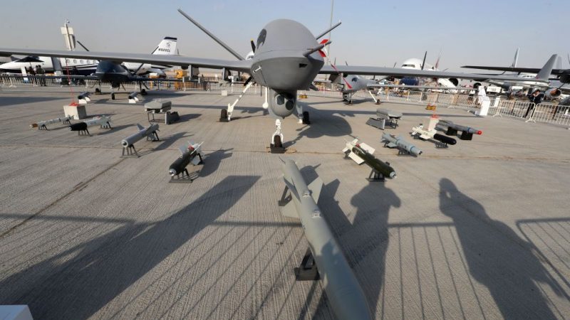 Chinesische Wing Loong II Drohnen mit Bewaffnung