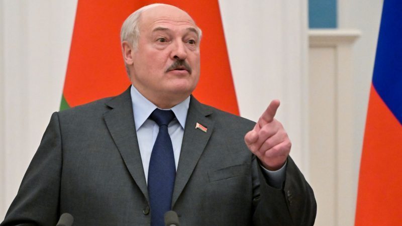 Der Präsident von Belarus, Alexander Lukaschenko, während eines Besuchs im Kreml im Februar.
