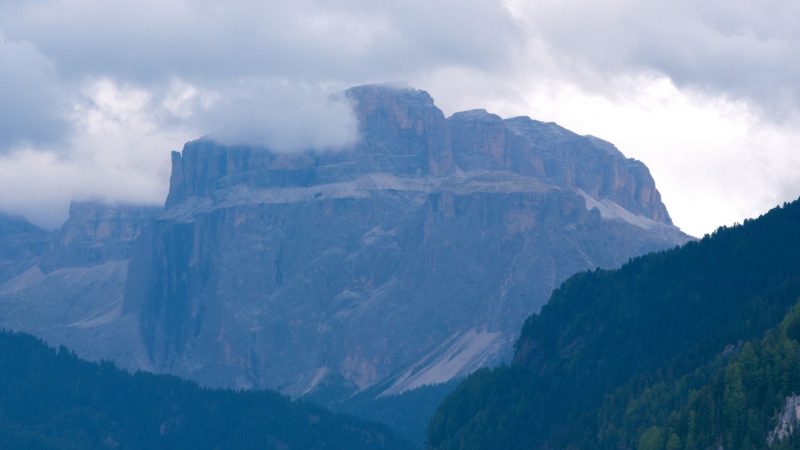 Am Marmolata, dem höchsten Berg der Dolomiten, gab es einen Gletscherabbruch.