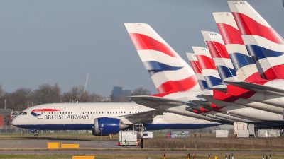 British Airways streicht nochmals über 10.000 Flüge
