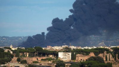 Erneuter Großbrand in Rom