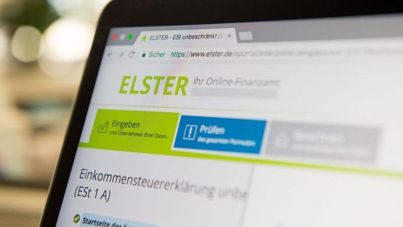 Die Steuer-Plattform «Elster» ist derzeit offenbar überlastet.
