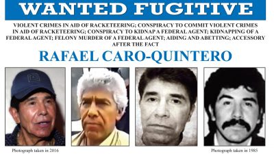 Lange gesucht, endlich gefunden: Rafael Caro-Quintero, «Drogenboss der Drogenbosse», wurde festgenommen.