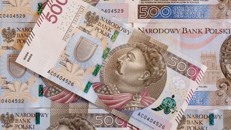 500-Zloty-Scheine: In Polen können Immobilienbesitzer Kreditferien anmelden.