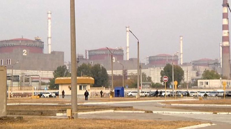 Das Kernkraftwerk Saporischschja: Ein Block des Akw musste teilweise abgeschaltet werden.