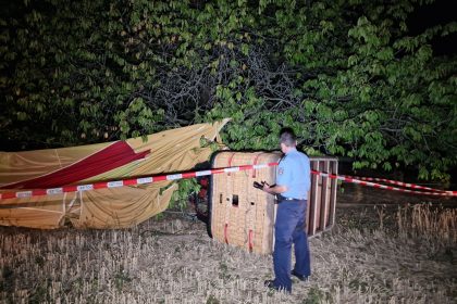 Unfall mit Heißluftballon: Fahrgast am Boden erschlagen