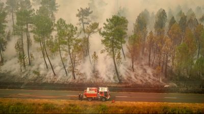 Erneut tausend Menschen bei neuem Aufflammen von Feuer evakuiert