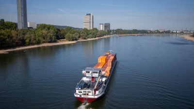 Etwas mehr Wasser im Rhein – Pegel wieder im Plus