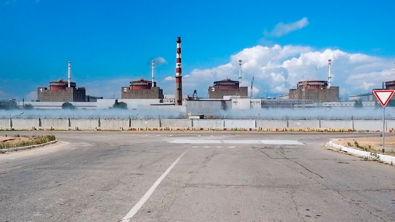 Das Kernkraftwerk Saporischschja steht im Südosten der Ukraine. Russische Truppen kontrollieren das Gebiet.