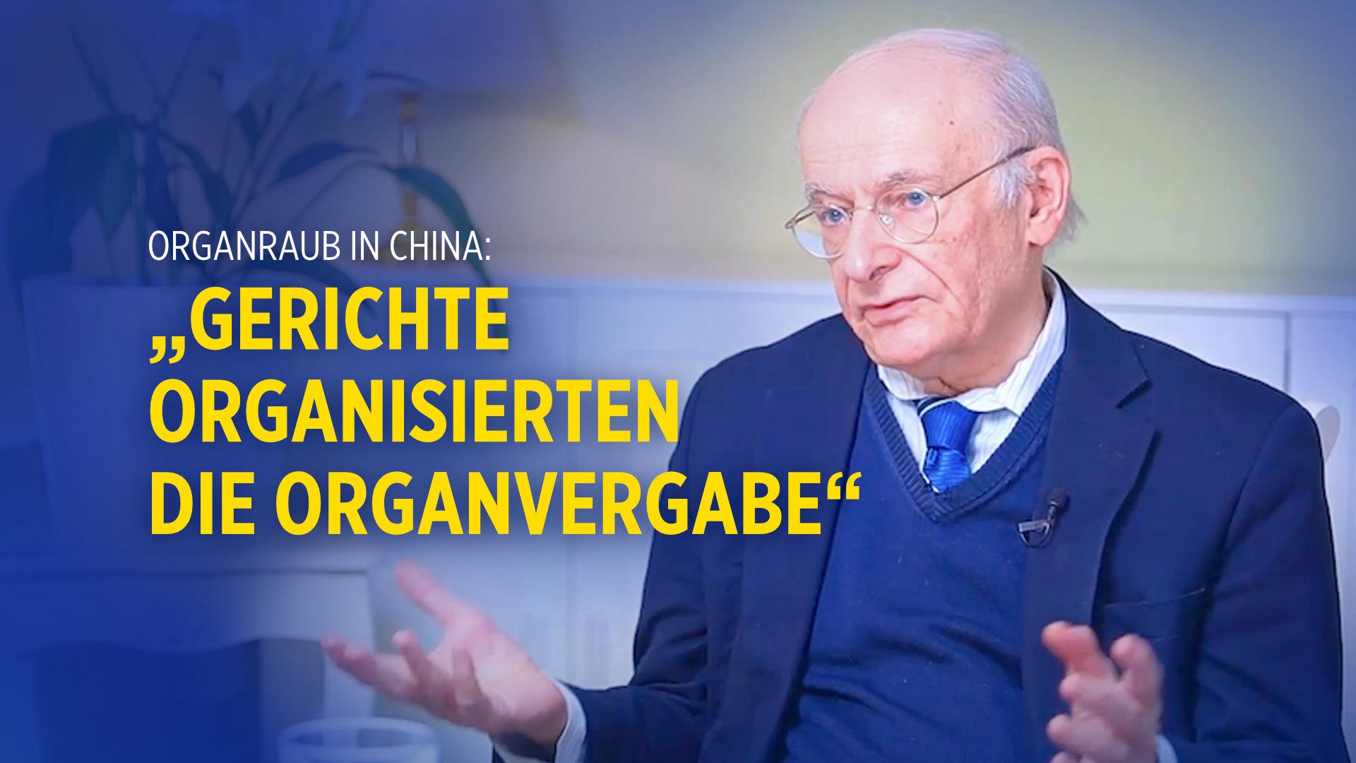 Menschenrechtsanwalt David Matas: „Massive globale Komplizenschaft des Westens mit China“