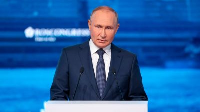 Präsident Putin sieht in „Sanktionsfieber des Westens“ weltweite Gefahr
