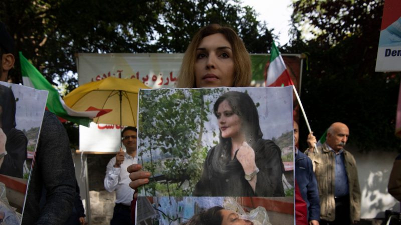 Auch in Berlin fanden nach dem Tod der Iranerin Proteste statt.