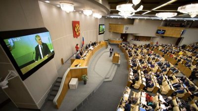 Russischer Parlamentschef ruft Abgeordnete zum Kriegseinsatz