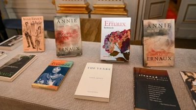 Französin Annie Ernaux erhält den Literaturnobelpreis