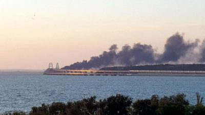 Russland meldet Festnahmen nach Explosion auf Krim-Brücke