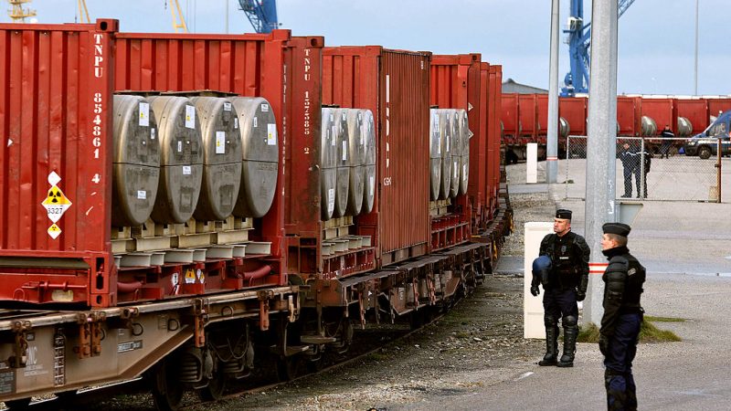 Uran-Import aus Russland in Lingen angekommen