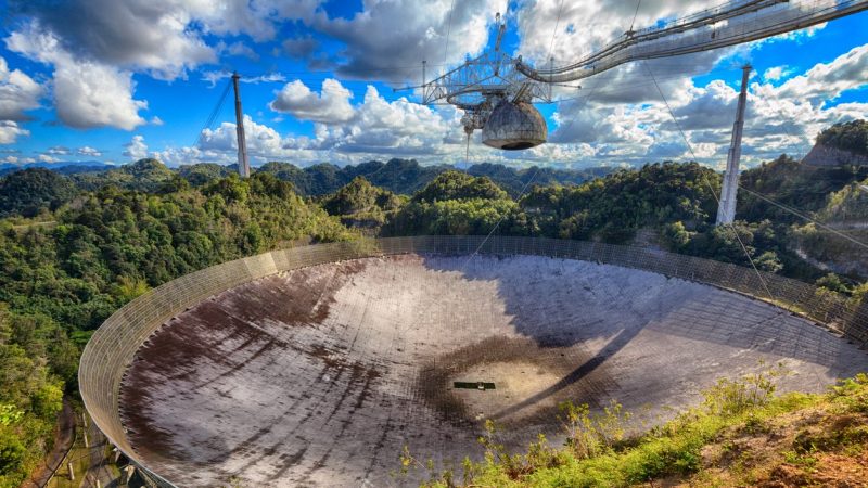 Das Arecibo-Radioteleskop war bis 2016 das größte seiner Art. Foto: iStock