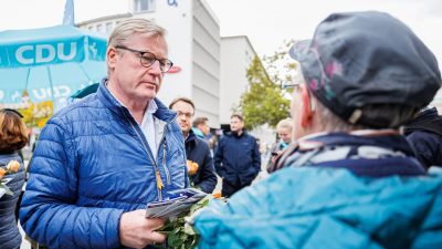 Niedersachsen wählt: CDU-Landesvorsitzender Althusmann kündigt Rücktritt an