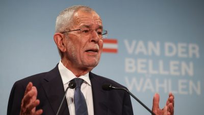 Vorläufiges Ergebnis: Van der Bellen bleibt Staatsoberhaupt