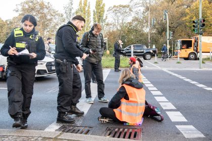 Polizeigewerkschaften fordern hartes Vorgehen gegen “Letzte Generation”