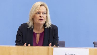 Faeser will „gemeinsames Asylsystem“ auf EU-Ebene