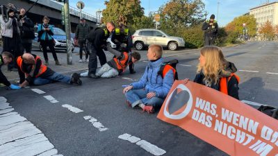 Berliner Polizei stellt Strafanzeige gegen zwei Klimaaktivisten