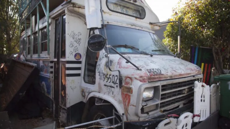 Das ehemalige Wohnmobil von David DePape, das derzeit seiner Ex-Freundin Oxane Taub gehört.