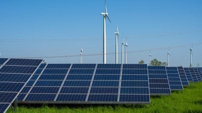 Glühende Landschaften: Photovoltaik-Anlagen erwärmen das Klima