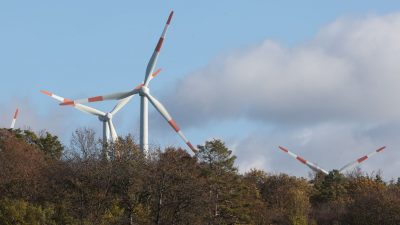 Windräder in Thüringen: Das Bundesverfassungsgericht kippte heute einen Passus, der in dem waldreichen Bundesland seit Ende 2020 den Bau von Windkraftanlagen im Wald verbietet.