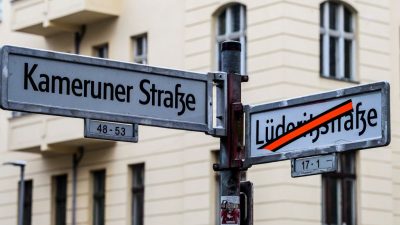 Neue Straßennamen im Afrikanischen Viertel von Berlin-Mitte