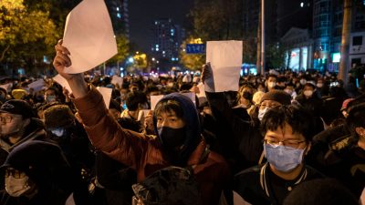 Peking im Kampf „gegen feindliche Kräfte“: Junge Demonstranten verhaftet