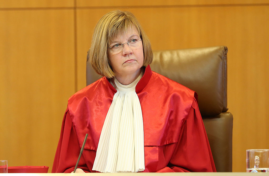 Richterin Monika Hermanns, Mitglied des Zweiten Senats des Bundesverfassungsgerichts in Karlsruhe. Foto: Sean Gallup/Getty Images
