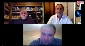 Prof. Arne Burkhardt, Dr. Ronald Weikl, Dr. Roman Schiessler Foto: Screenshot MWGFD.org/Privat