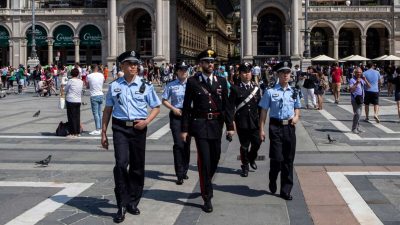 Italien stoppt gemeinsame Polizeipatrouillen mit chinesischer Polizei in eigenen Städten