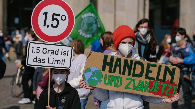 Eine Demonstration der Bewegung «Fridays for Future» in Hannover.