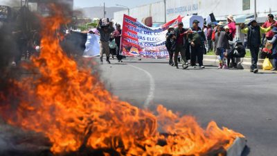Peru: Linke Gruppen kündigen weitere Mobilisierungen an – Rücktritt der Präsidentin gefordert