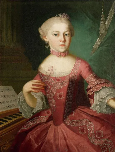 Porträt von Maria Anna Mozart