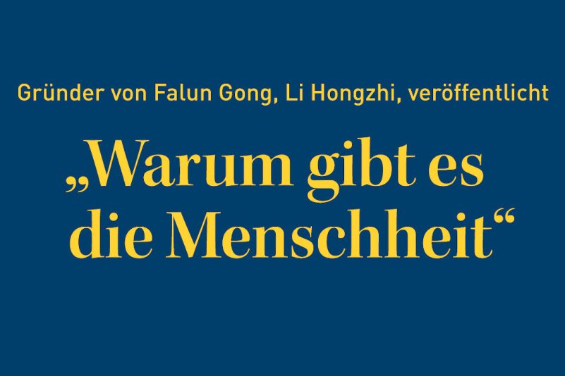 Warum gibt es die Menschheit?