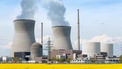 Eines der Kernkraftwerke (KKW) in Deutschland