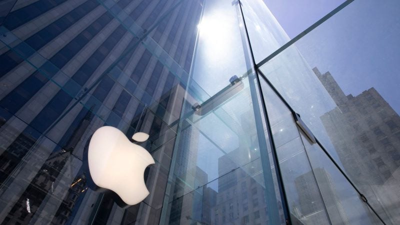 Ein Apple Store auf der Fifth Avenue. Apple-Zulieferer setzen nach Regierungsangaben bei der iPhone-Produktion neben China zunehmend auch auf Indien als Standort.