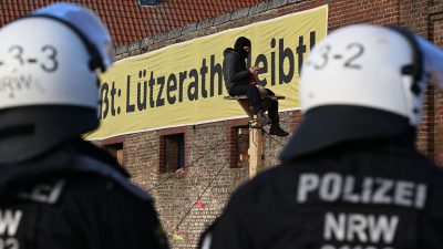 Lützerath: „Fridays for Future“ solidarisch mit Klima-Extremisten – Angriffe auf Polizisten