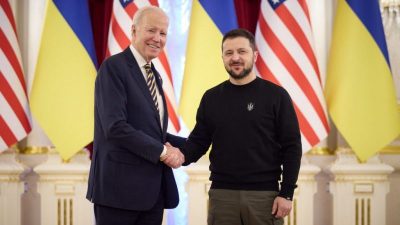 US-Präsident Biden zu Überraschungsbesuch in Kiew