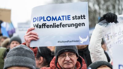 So wird über Friedensdemonstrationen in Deutschland berichtet