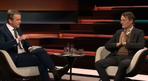 Karl Lauterbach im Gespräch mit Markus Lanz, Sendung vom 9. Februar. Foto: Screenshot